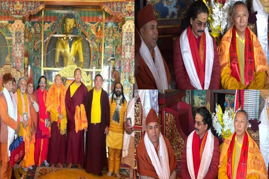 Inspection at Shyalpa Monastery finds 84,000 Buddhist verses, no weapons