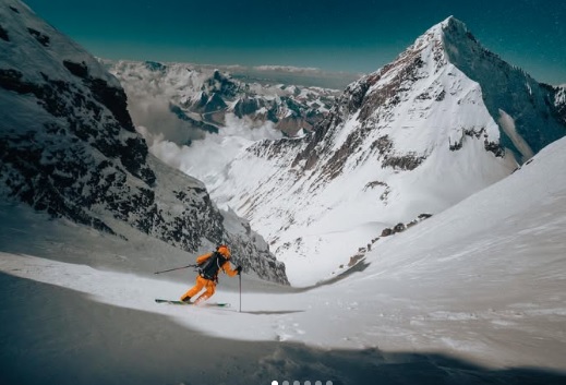 American Jim Morrison becomes first to ski descend Evere...