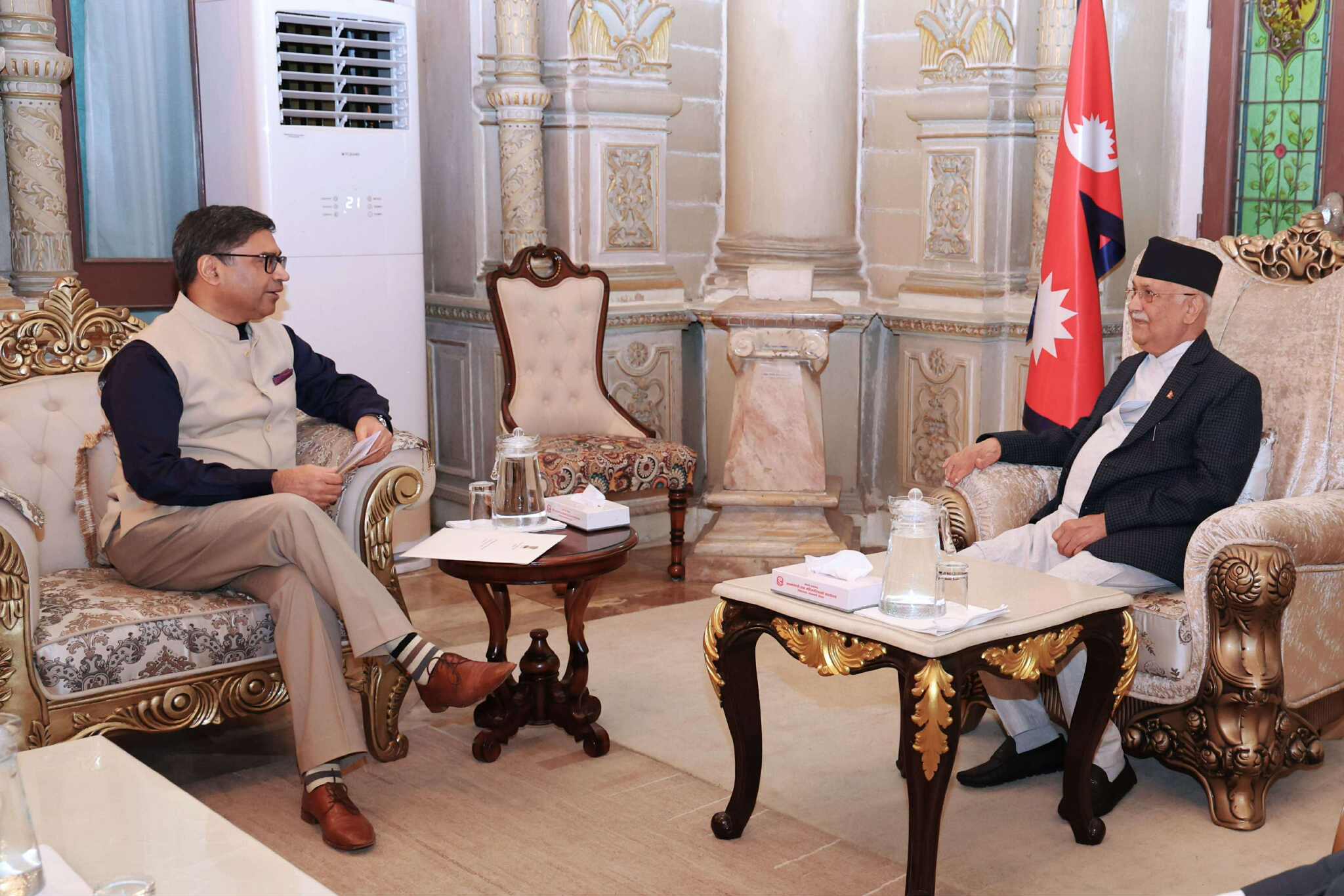Indian Foreign Secy’s Nepal visit paves way for PM Oli’s India trip