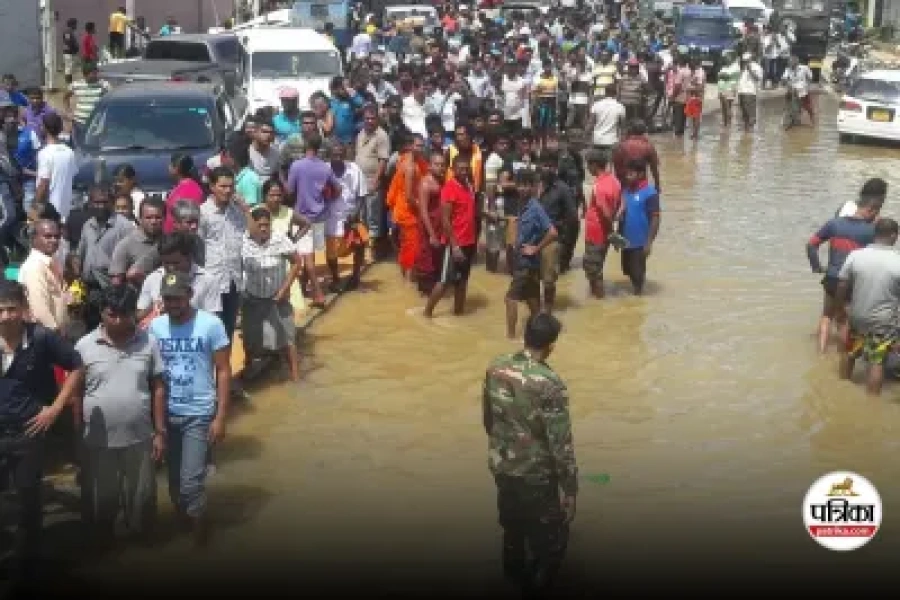 Sri Lanka deploys troops as floodwaters...