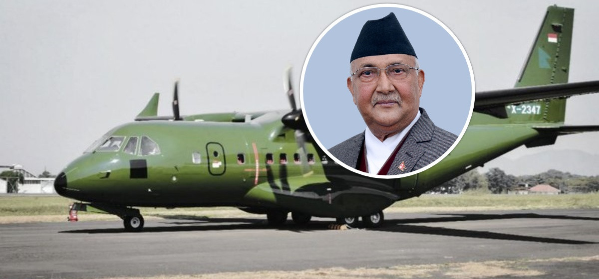 PM Oli to depart for India on army aircraft
