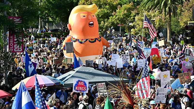 'No Kings' rallies sweep U.S. as thousands protest Trump’s expanding powers