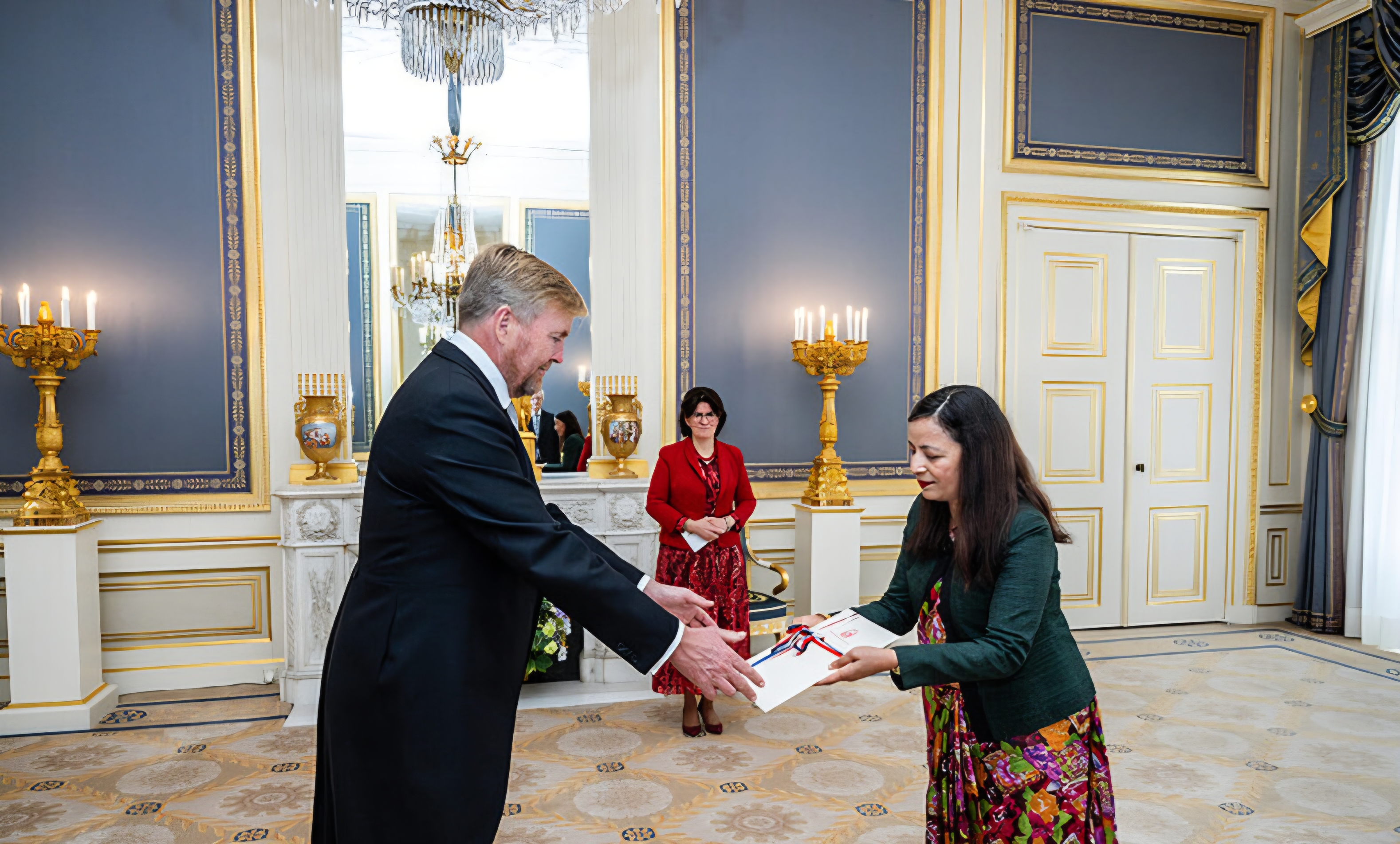 Nepal’s envoy presents credentials to Dutch King W...