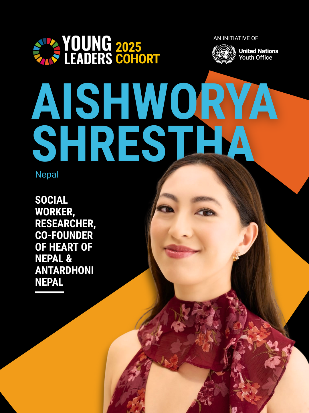 Nepal’s Aishworya Shrestha named among global cohort of UN Youth Leaders for the SDGs