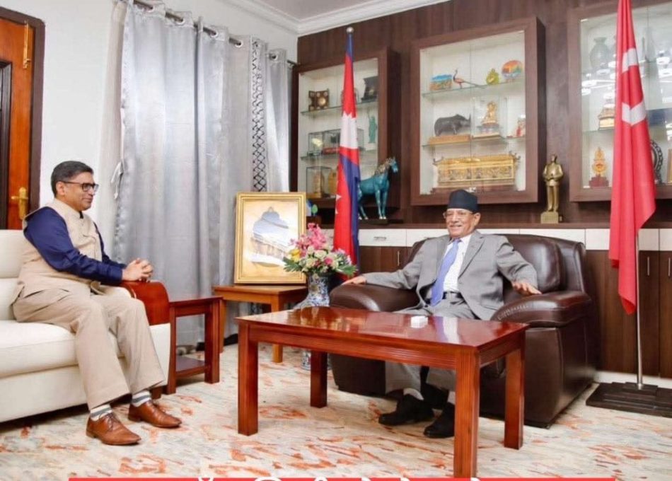 India's Foreign Secretary Misri calls on Maoist Chair Dahal